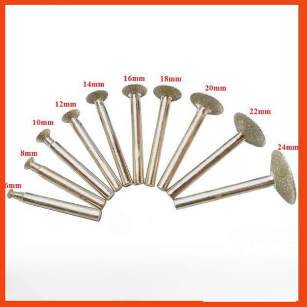 mũi khắc đá ngọc cốt 6mm đầu mài kim cương hình T