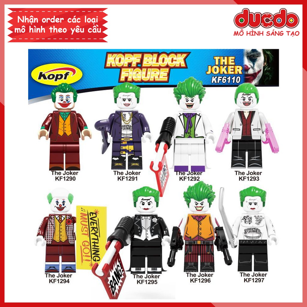 Minifigures các nhân vật Joker mới nhất - Đồ chơi Lắp ghép Xếp hình Mini Transformer Mô hình Kopf KF6110