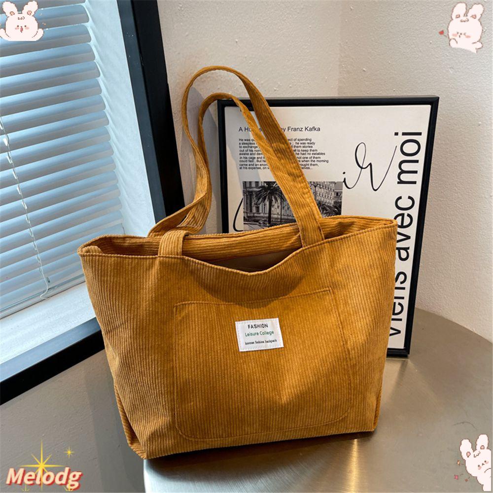 Túi Tote Đeo Vai Vải Nhung Thiết Kế Dễ Thương Cho Nữ