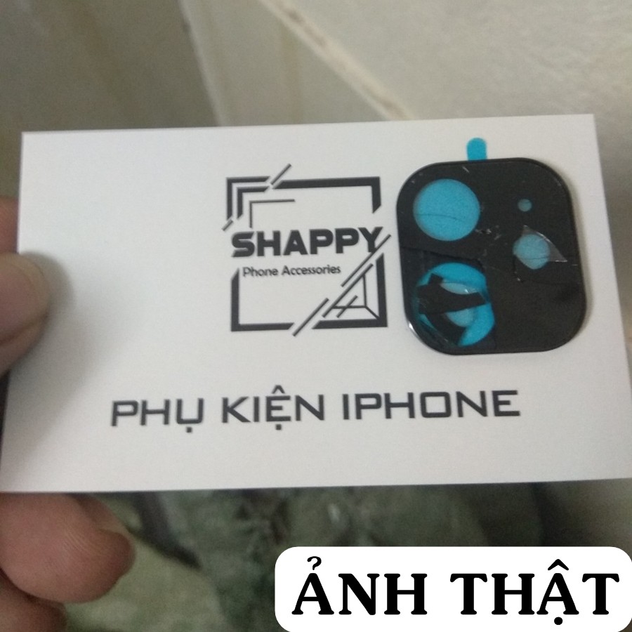 Viền Chụp Camera IPhone Kính Đen Nguyên Khối X/XS/XsMax [Shappy Shop]