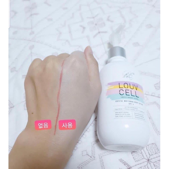 Louv cell body , Kem body trắng da body louv cell hàn quốc chính hãng mùi thơm dưỡng da siêu trắng Cosmetic999