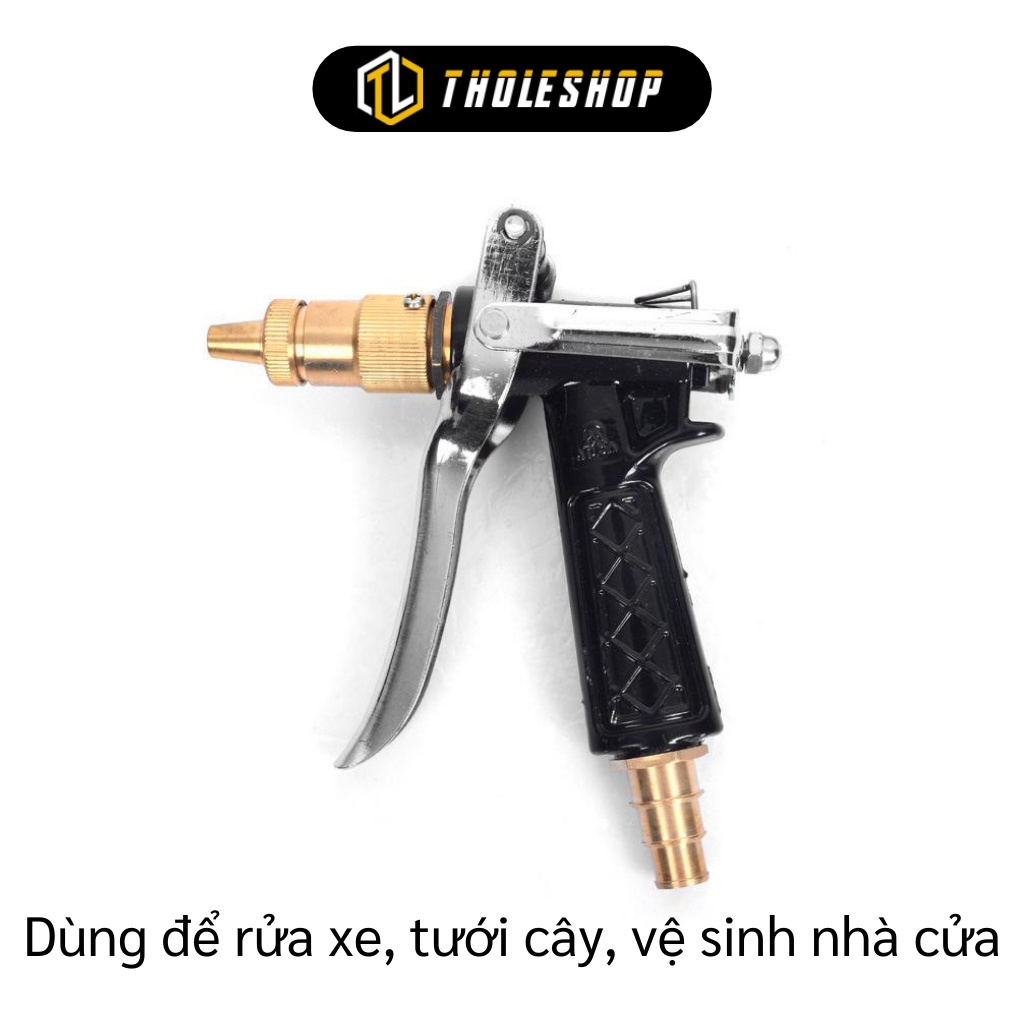 Súng Rửa Xe - Vòi Xịt Tưới Cây Tăng Áp Lực Nước, Có Thể Điều Chỉnh Tia 6924