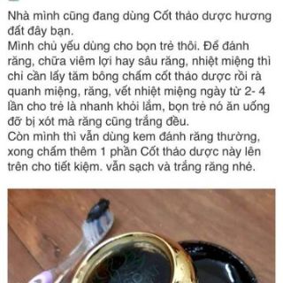 CỐT THẢO DƯỢC TRỊ HÔI MIỆNG - VÀNG RĂNG