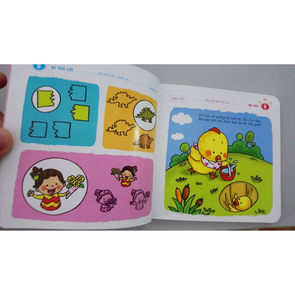 Sách - Mẹ hỏi bé trả lời - Combo 4 cuốn tái bản 2023