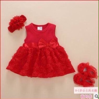 Set đầm sơ sinh bé gái
