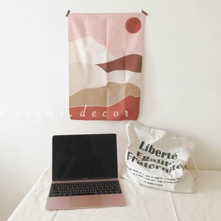 [FOLLOW NHẬN MÃ] Tranh vải PHONG CẢNH  treo tường trang trí phòng VINTAGE xinh xắn phong cách Hàn Quốc Casimi Decor