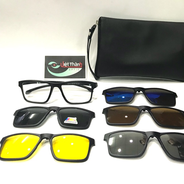 Gọng kính cận 5 màu thay đổi phom vuông cong ôm mặt | BigBuy360 - bigbuy360.vn