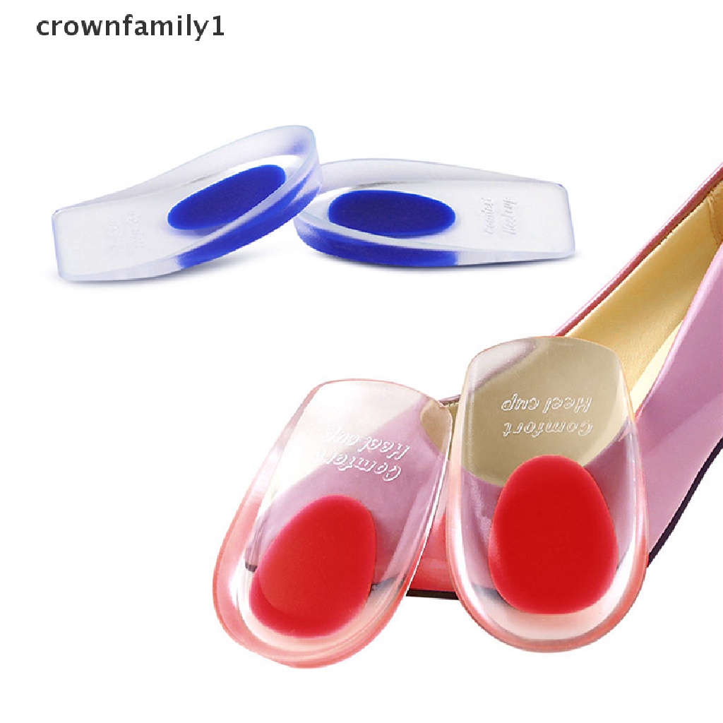 Cặp đệm silicone lót gót chân giảm đau crownfamily1