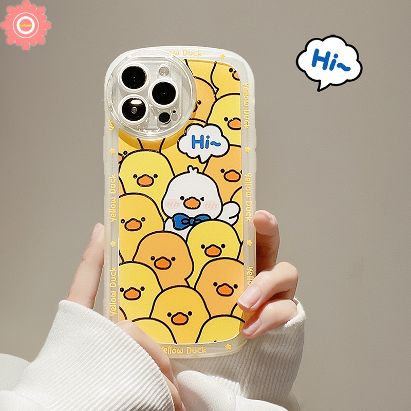 Ốp Điện Thoại TPU Mềm Hình Vịt Hoạt Hình Cho IPhone 7 8 6 6S + XR 13 11 12 Pro Max X XS Max 13Pro Max 7 + 8 +