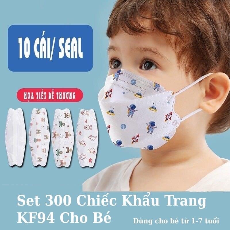 SET 10 chiếc khẩu trang kf94 trẻ em