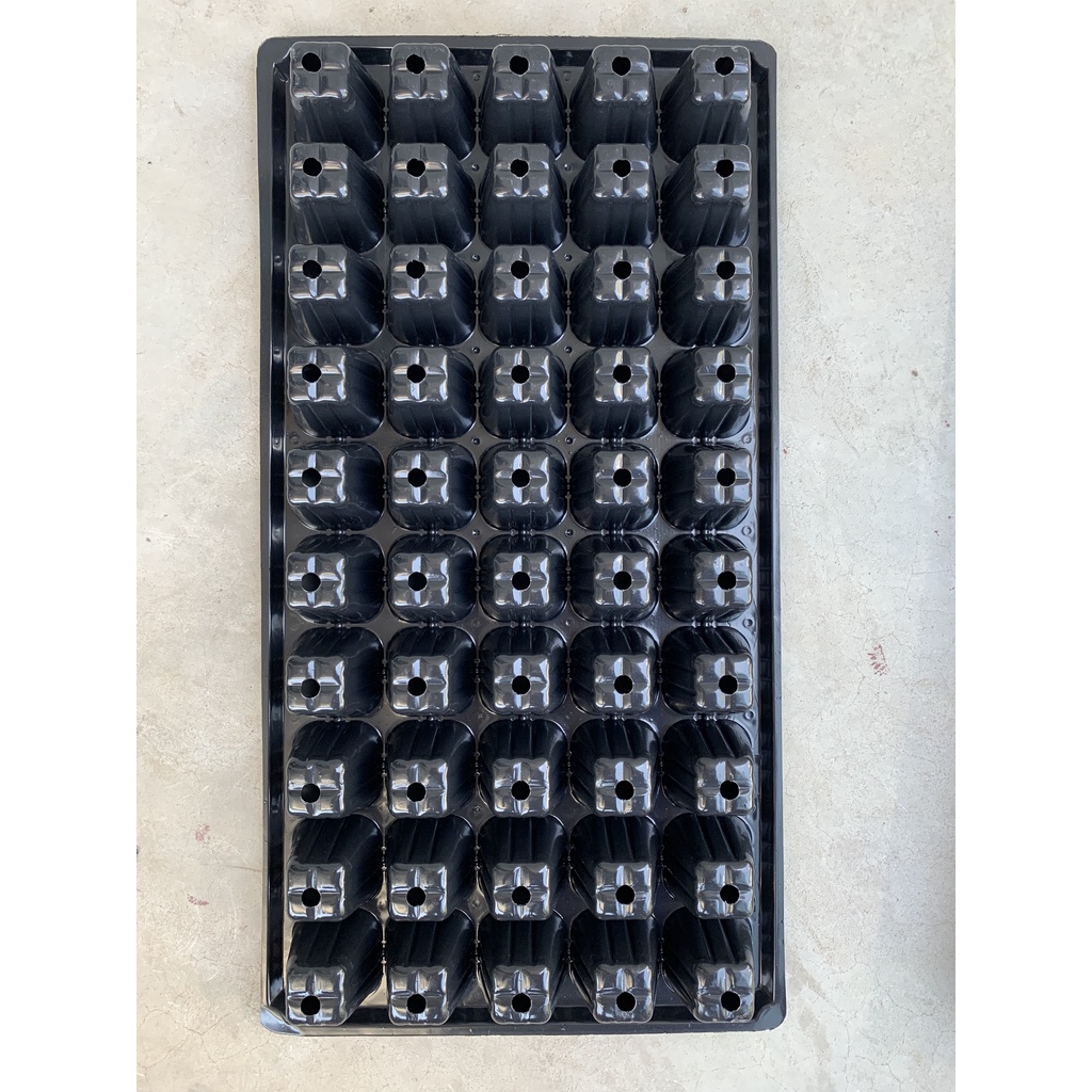 10 KHAY ƯƠM 50 LỖ NÔNG ĐẾ VUÔNG ( BẠT CHỐNG CỎ, LƯỚI CHỐNG NẮNG, DỊCH TRUYỀN CHO CÂY...)