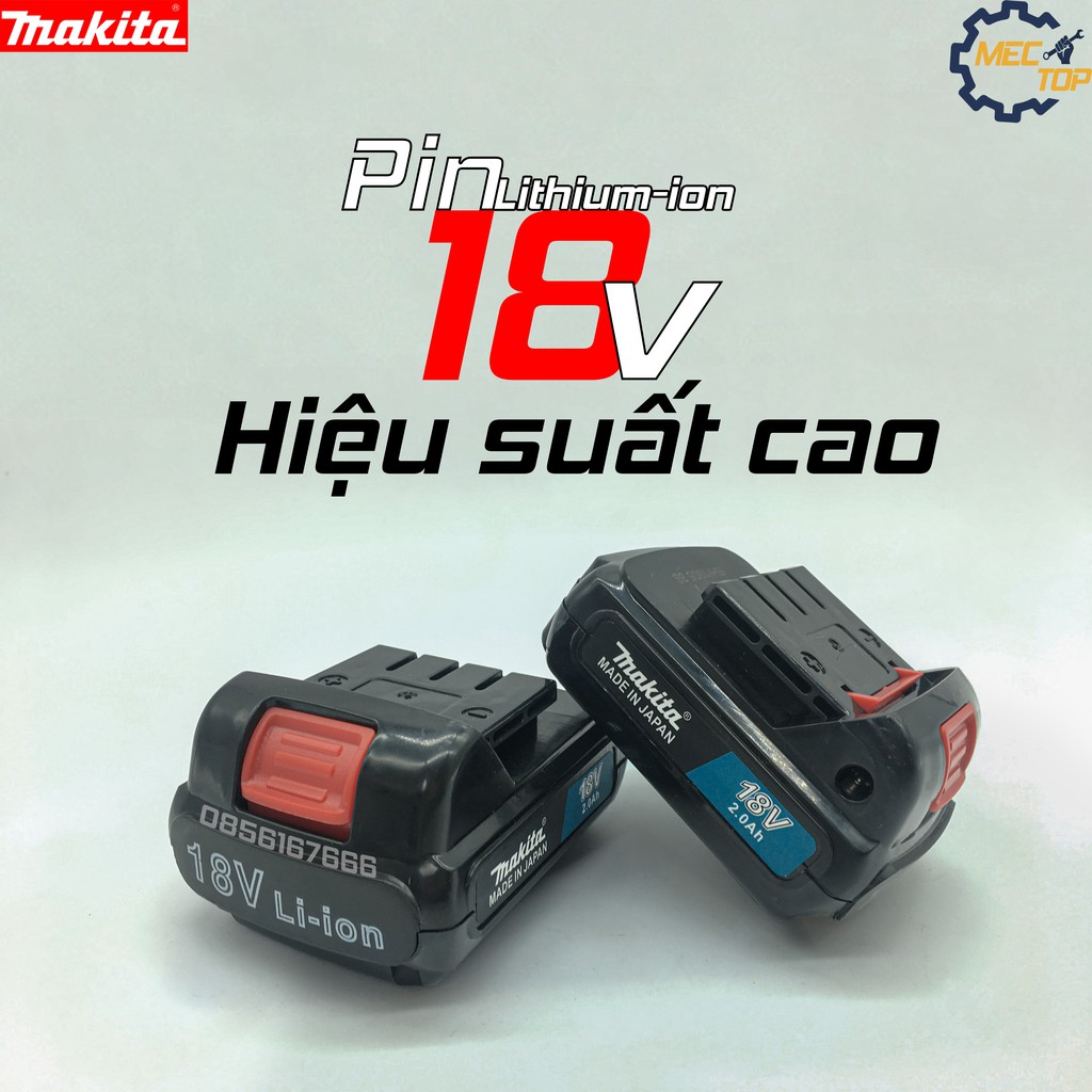 Máy Khoan Pin Maktia 18V - Máy Khoan Bắt Vít Cầm Tay - Tặng Mũi Khoan