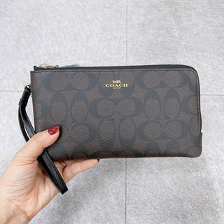 Ví C0ach 2 ngăn chất canvas bền đẹp