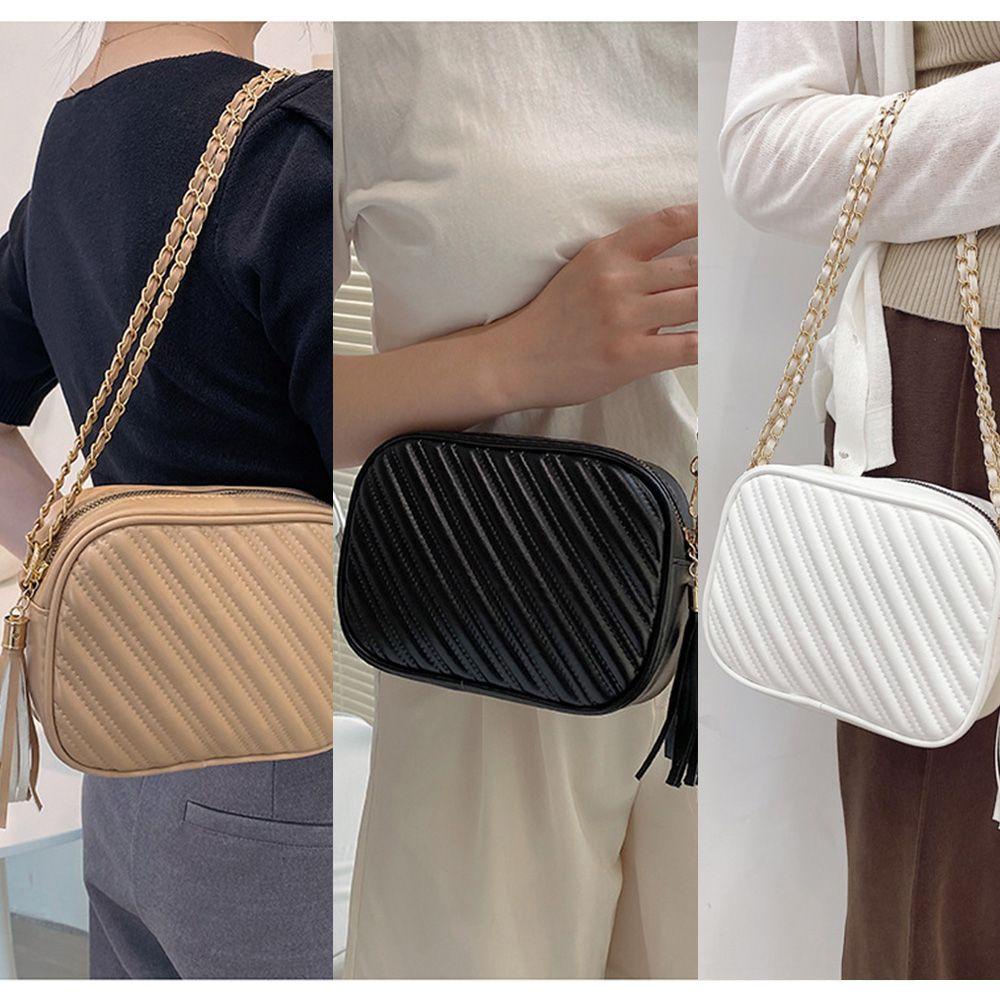 LEILY Túi Xách Nữ Đeo Chéo Đính Đá Thời Trang