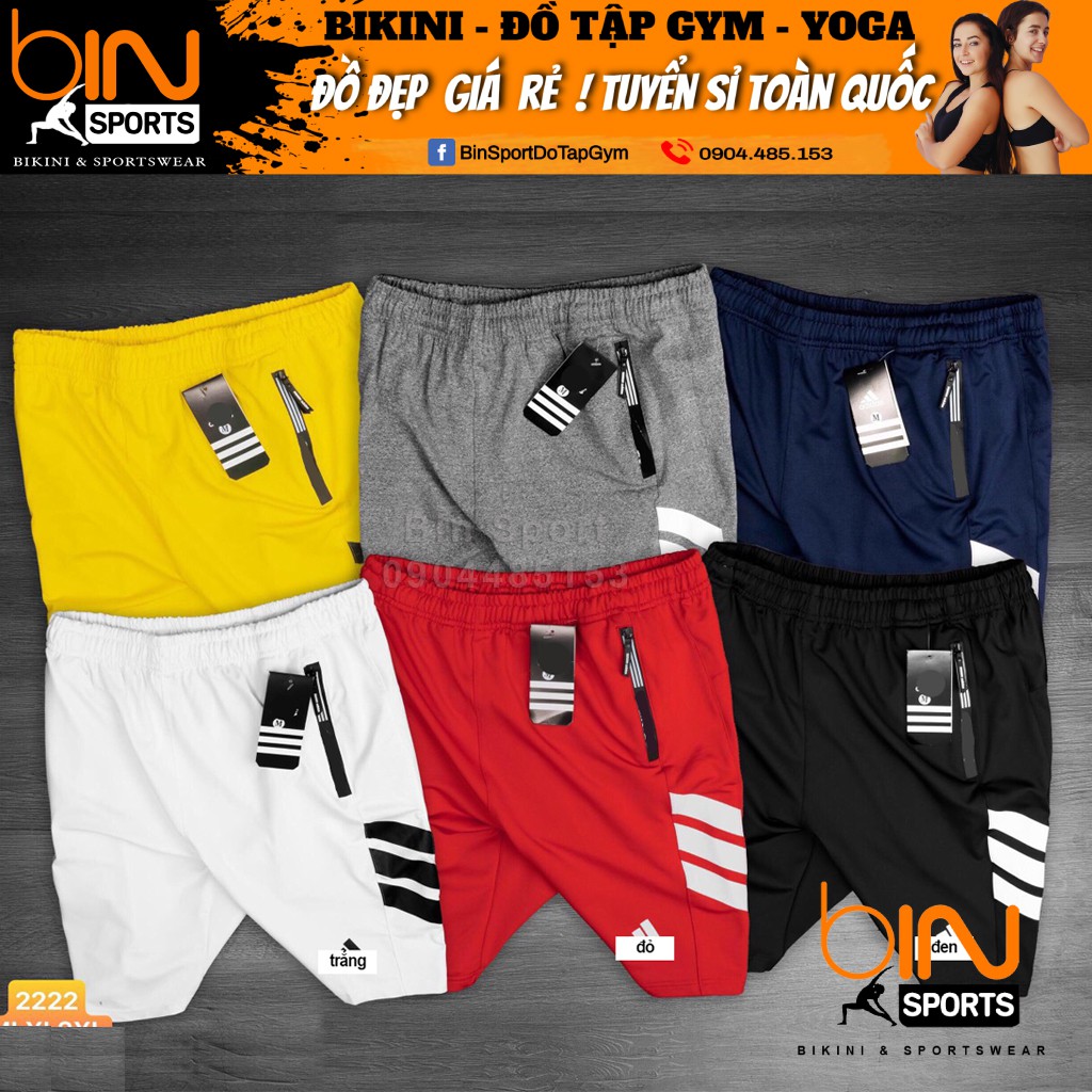 Quần Đùi Thể Thao Nam Túi Ép Bin Sports QN001