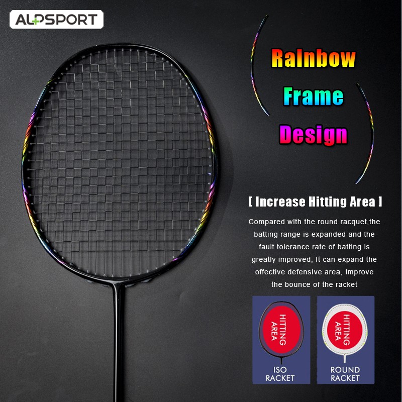 ALPSPORT Vợt Cầu Lông ALP BBQ2.0 8U G5 Ultra 100% Sợi Carbon Siêu Nhẹ