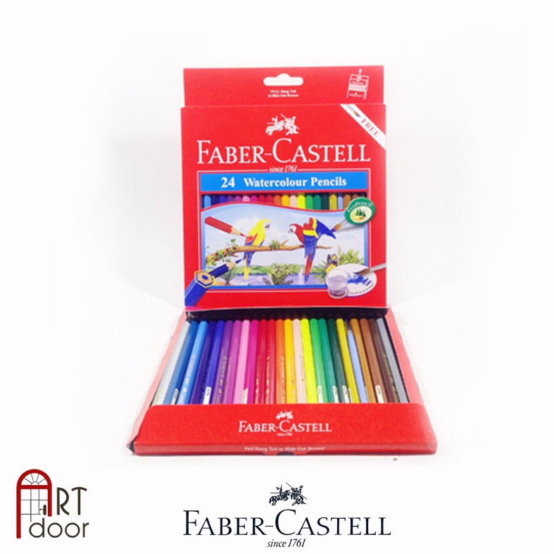 [ARTDOOR] [TẾT SALE 20%] Faber Castell 24/36 Màu Chì Nước (hộp giấy)