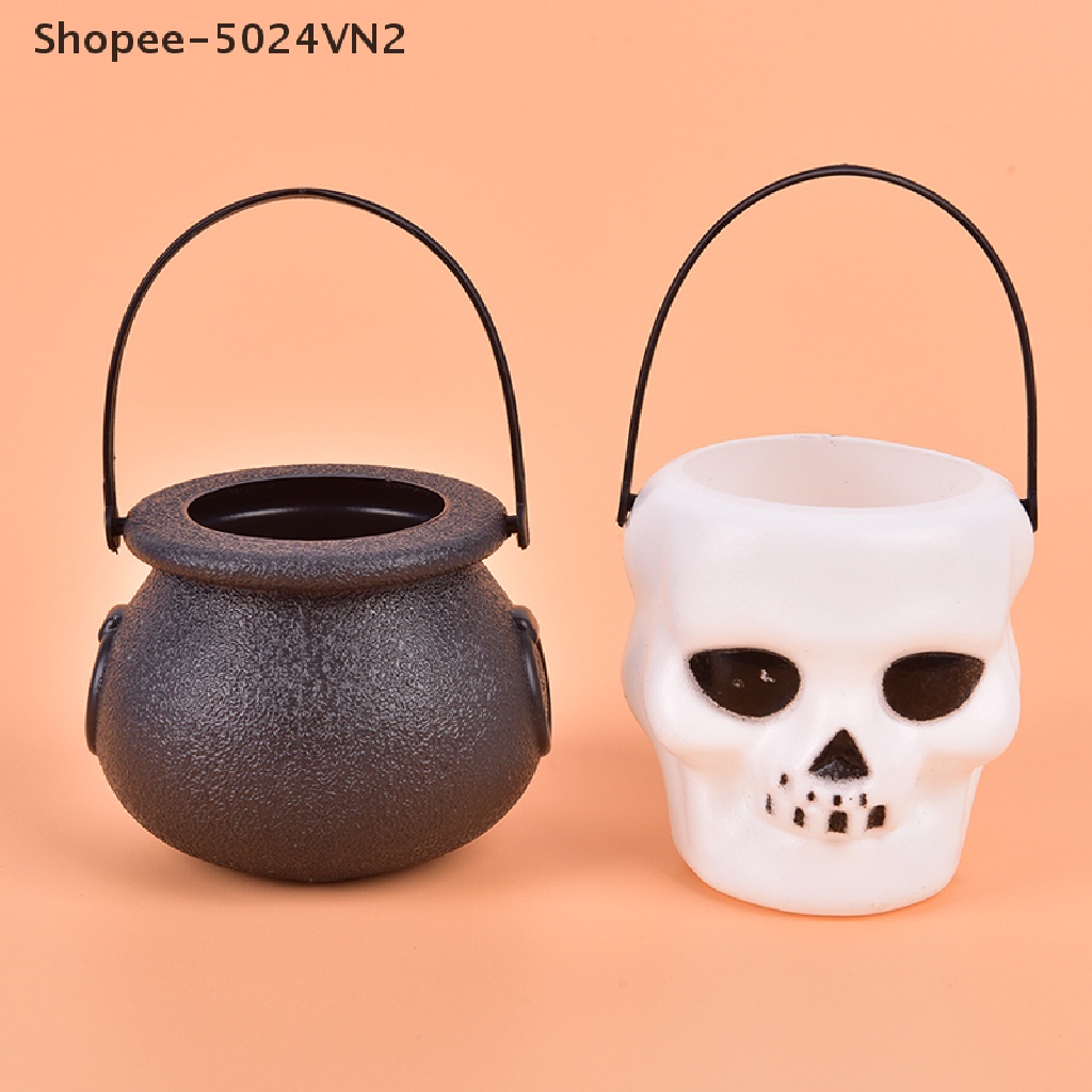 [Mới &amp; Halloween &amp; Halloween] Bộ Xương Có Thể Mang Theo Có Thể Đựng Kẹo Nhỏ Gọn Phong Cách Halloween