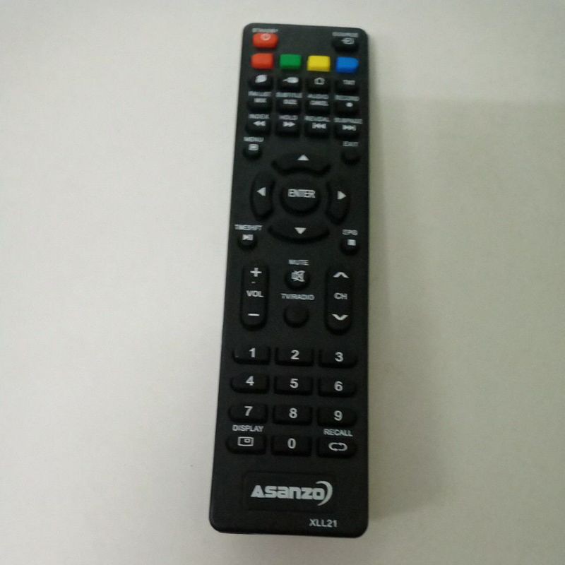 remote điều khiển tivi Asanzo ( có nút TIMESHIFT)