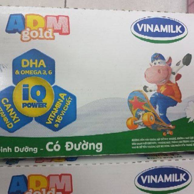 Thùng Sữa hút ADM gold IQ mẫu mới (12 vỉ =48hộp 110ml)