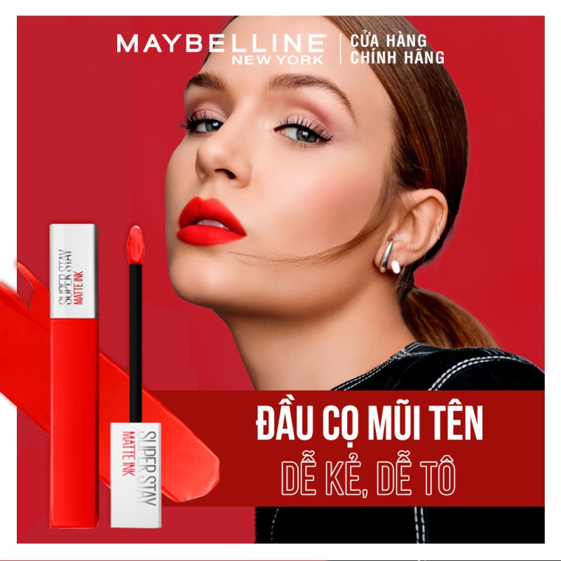 ( SLN 9 ) ( SLN 8 ) Son Kem Lì 16h Lâu Trôi Maybelline New York Super Stay Matte Ink City Edition Lipstick 5ml