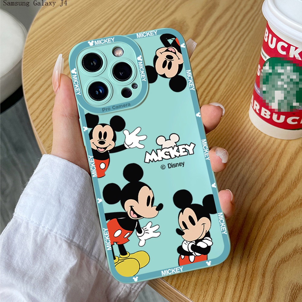 Compatible With Samsung Galaxy J4 J5 J6 J7 J8 Core Pro Plus Prime 2018 2017 2015 J4+ J6+ Cho Ốp lưng điện thoại In Hình dễ thương Mouse Case