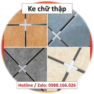 Ke chữ thập/ke vuông lát gạch 500 cái / 1 túi