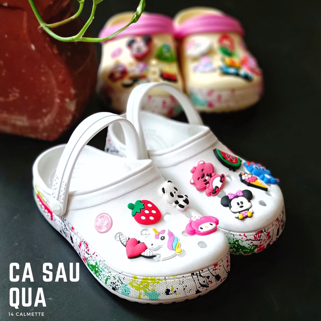 Bộ Sưu Tập Dép Cross Band Sơn Kids Cao Cấp Dành Cho Trẻ Em