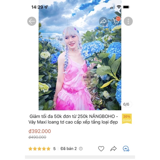 Pass maxi loang tơ chụp hình