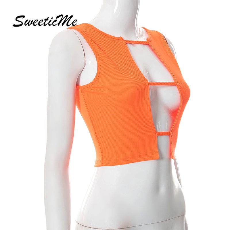 Áo Tank Top Không Tay Phong Cách Đường Phố Quyến Rũ Hàng Mới Dành Cho Nữ 2022