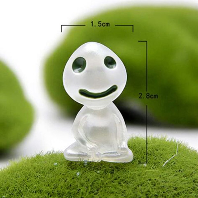 5 Mô hình yêu tinh phát sáng bằng nhựa resin để trang trí tiểu cảnh trong vườn/ trong chậu cây