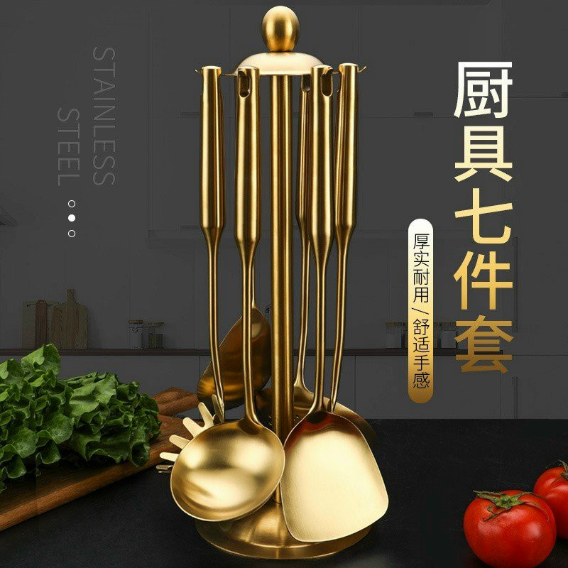 Bộ Dụng Cụ Nấu Ăn Bằng Thép Không Gỉ 304 Cao Cấp