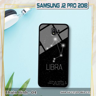 Ốp lưng kính 3D Samsung J2 Pro 2018 cung hoàng đạo