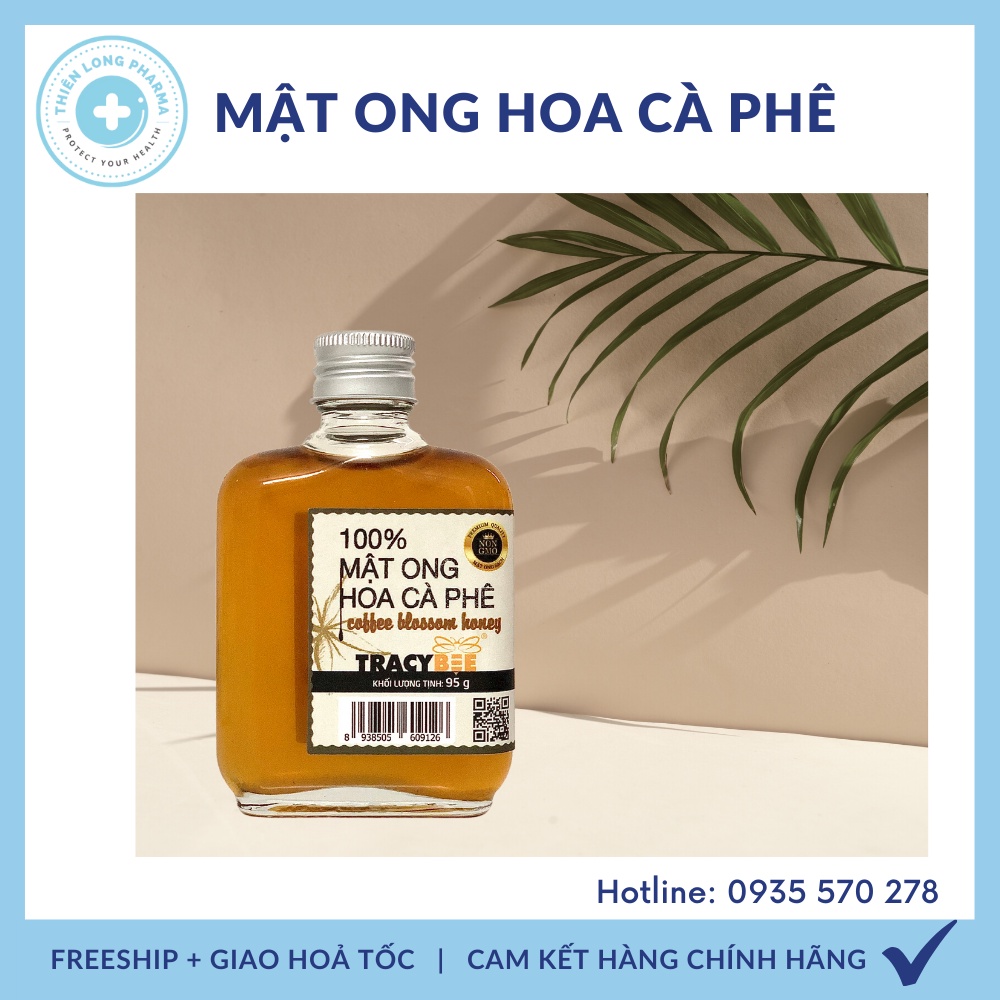 Mật ong nguyên chất hoa cà phê 350ml, mật ong tracybee chính hãng xuất khẩu tiêu chuẩn Châu Âu