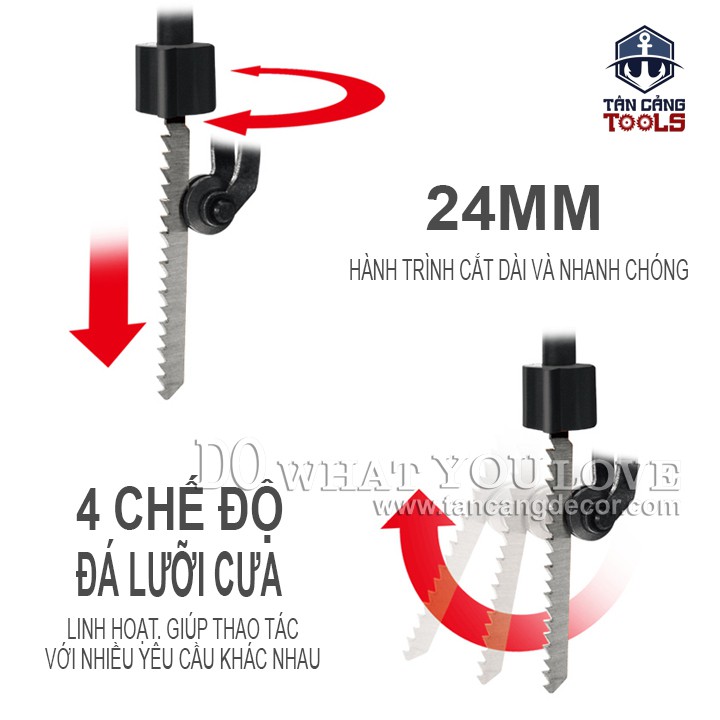 Máy Cưa Lọng Dùng Pin 20V Worx WX543