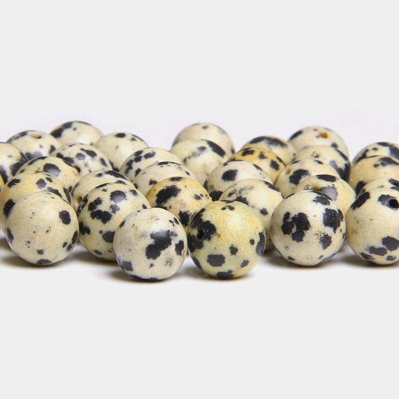 Chuỗi Hạt Đá Tự Nhiên Màu Đen Hình Quả Trứng Làm Trang Sức diy