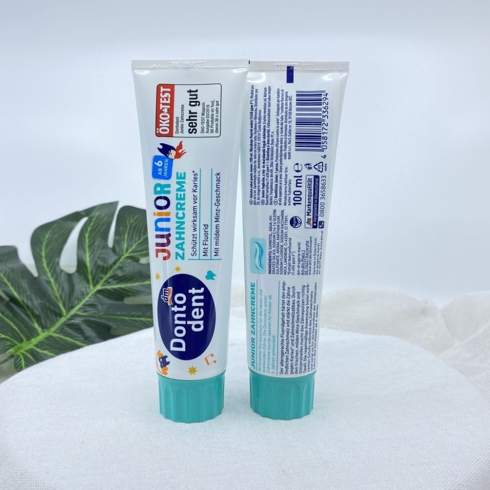 Kem Đánh Răng Dontodent Junior 100ml Cho Trẻ Từ 6 Tuổi Hàng Chính Hãng