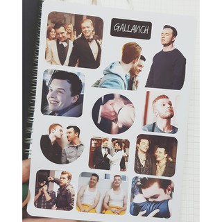 Tờ Bullet Journal/ Planner sticker trang trí: Gallavich Shameless