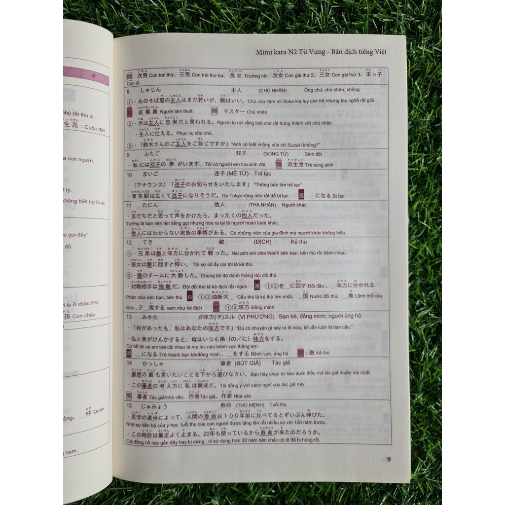 Sách học tiếng nhật Mimikara Oboeru Từ Vựng N123 - Phiên bản tiếng Việt