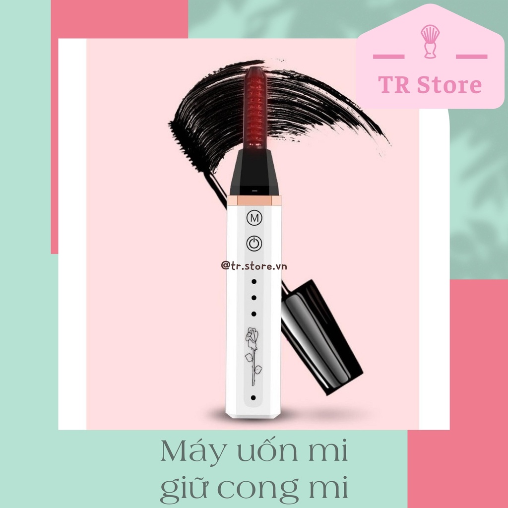 Máy uốn mi nhiệt giữ cong mi trang điểm làm đẹp Eyelash Curler
