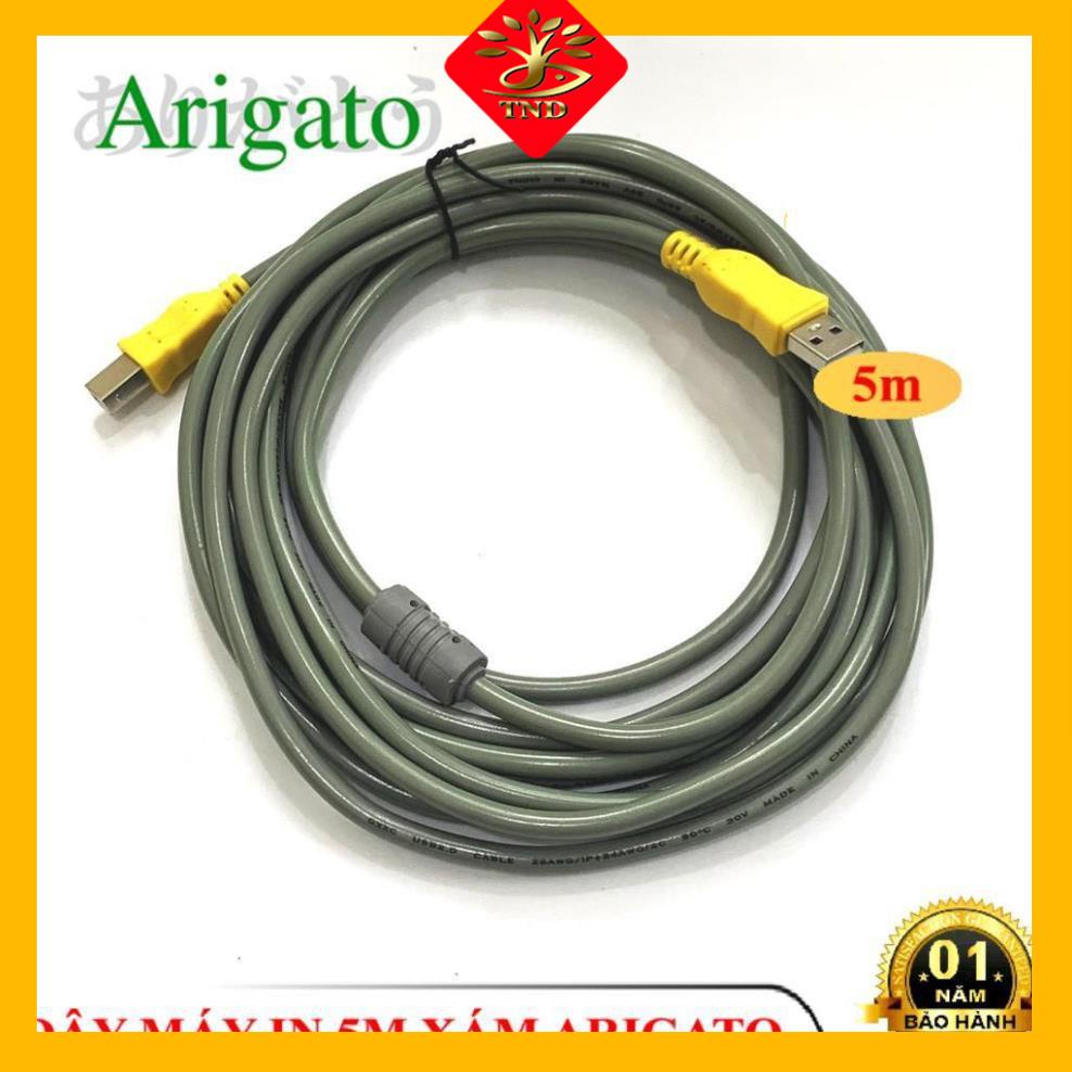 DÂY MÁY IN 5M XÁM ARIGATO ARIGATO Đảm Bảo Chất Lượng.DMIX2