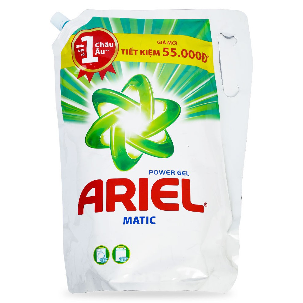 NƯỚC GIẶT ARIEL ĐẬM ĐẶC TÚI 2.4 LÍT