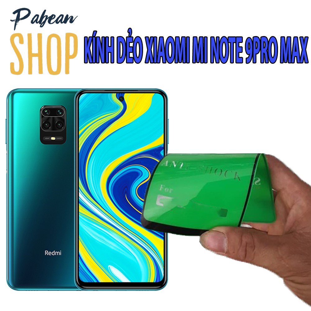 Cường lực dẻo Nano FULL MÀN 100D cho XIAOMI MI NOTE 9 PROMAX
