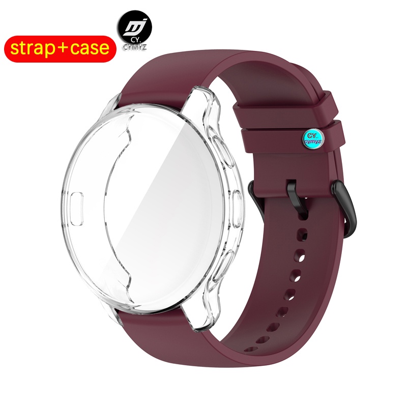 Dây Đeo Silicon Màu Trơn Có Khóa Gài Cho Đồng Hồ Thông Minh garmin venu 2 plus / venu2 plus / garmin Venus 2 plus Ốp