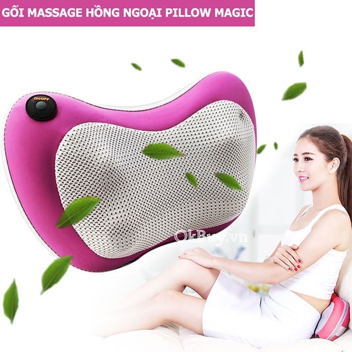 GỐI MASSAGE HỒNG NGOẠI 6 ĐẦU MAGIC PILLOW PL 819