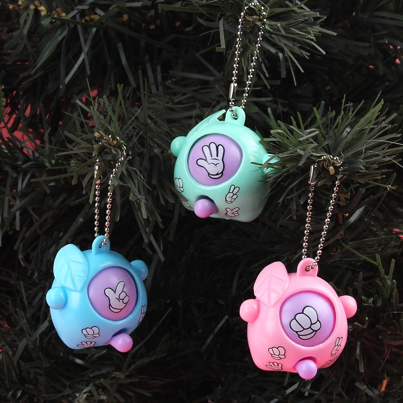 Móc Khóa Hình Quả Trứng Vui Nhộn Dùng Làm Quà Tặng Cho Bé