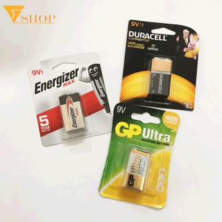 1 Vỉ Pin 9V Alkaline Hàng Chính Hãng