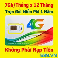 Sim 4G Viettel Vina D500 D900 TRỌN GÓI 1 NĂM KHÔNG NẠP TIỀN,miễn phí 12 tháng