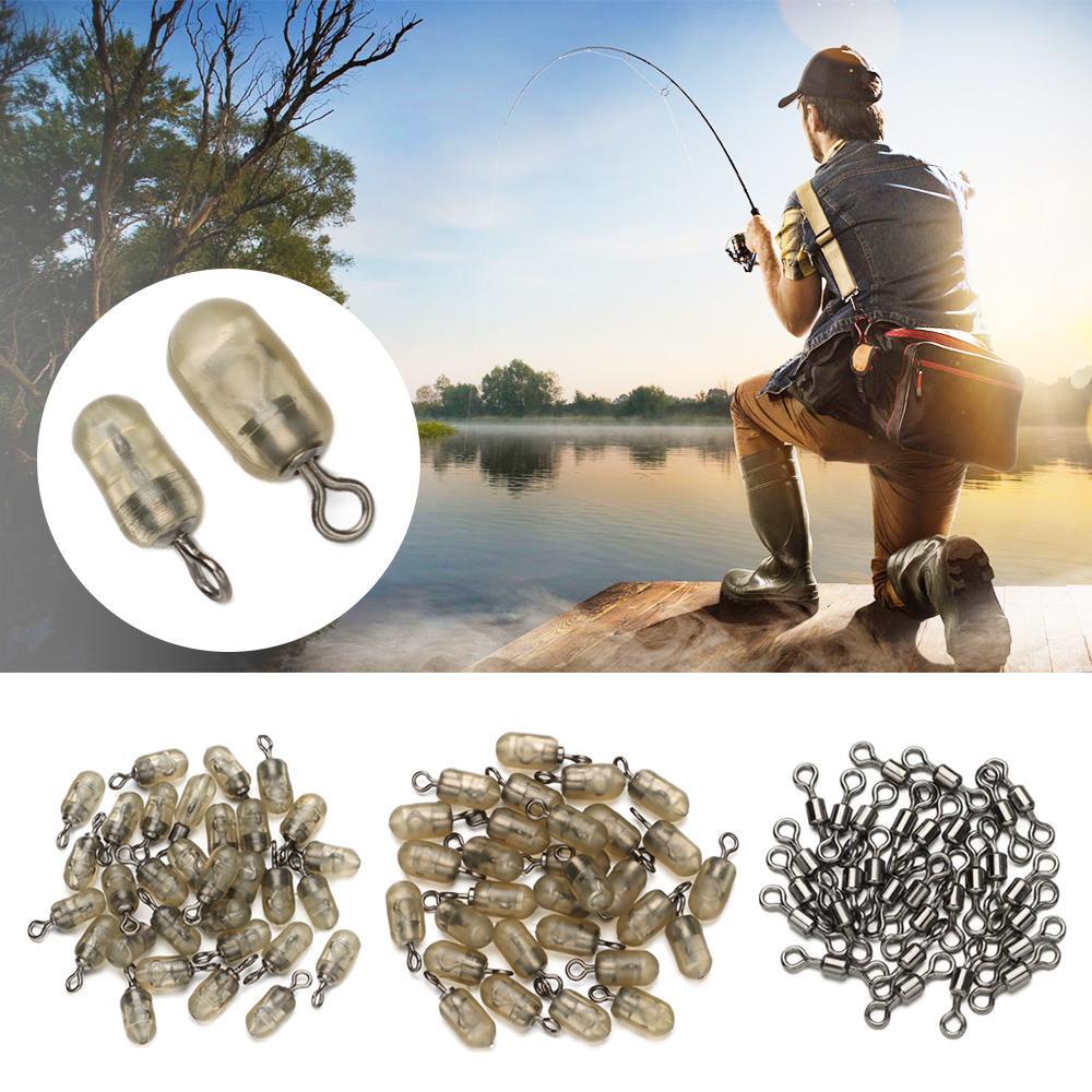 Shoukey xoay dừng hạt phụ kiện nóng câu cá tackle feeder thô