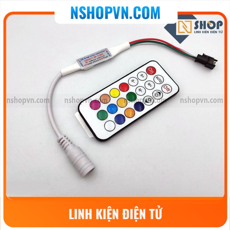 Bộ điều khiển led WS2812 từ xa Led Dream 21 key 5-24VDC